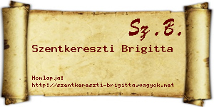 Szentkereszti Brigitta névjegykártya